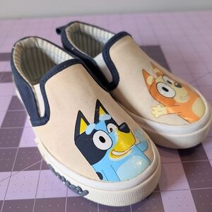 Ground Up Bluey And Bingo Slip On Shoes Kids Toddler 11